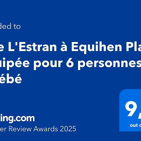 Gite L'Estran A Equihen Plage Equipee Pour 6 Personnes + 1 Bebe Exteriör bild